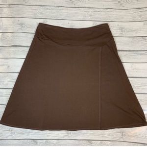 Patagonia crossover knee length cotton skirt